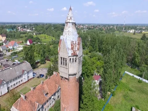 Old Water tower. Video stock 84967865