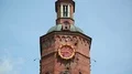 Old water tower in Vinnytsia city, Ukraine HD Footage