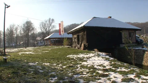 Old watermill in the countryside Vídeo Stock 35958769