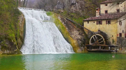 Old watermill. Stock-Footage 28331599