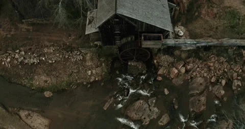 Old Watermill Stock Footage 141941501