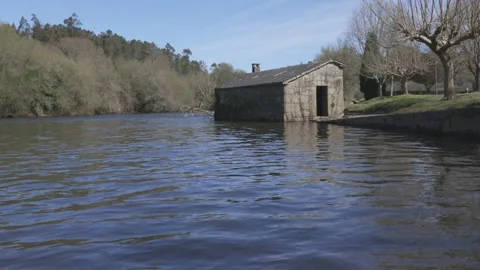 Old watermill of Galicia Video stock 150896959