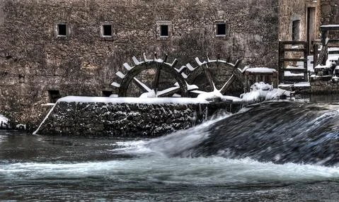 Old watermill Stock Photos