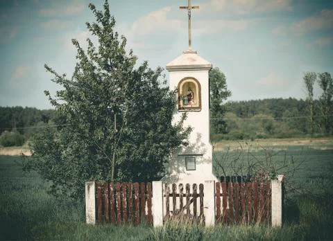 Old wayside shrine Stock-Fotos