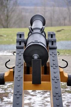 Old weapons cannon Stock Photos
