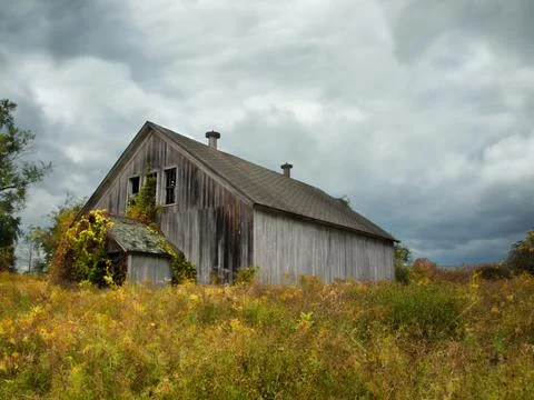 Old weathered barn Stock Photos