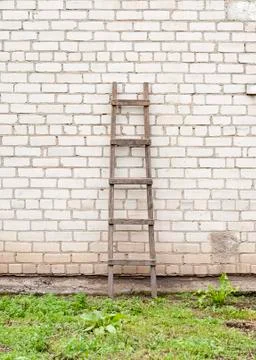 Old, weathered brick wall background Stock Photos