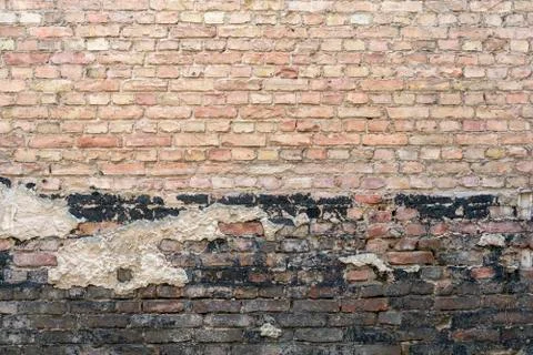 Old weathered brick wall for backgrounds Stock Photos