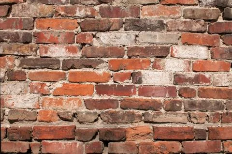 Old weathered brickwall Stock Photos