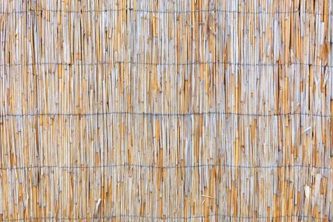 Old weathered cane background and texture closeup. Stock-Fotos