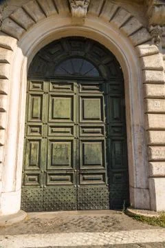 Old weathered door Stock Photos