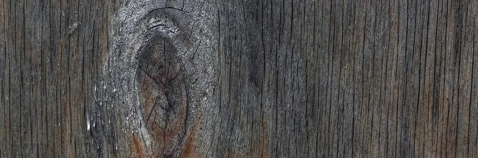 Old weathered plywood texture background panorama view Stock Photos