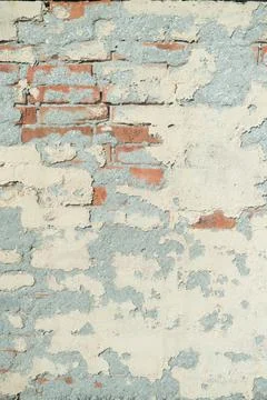 Old weathered red Brick wall. Vintage texture Background. Stock Photos
