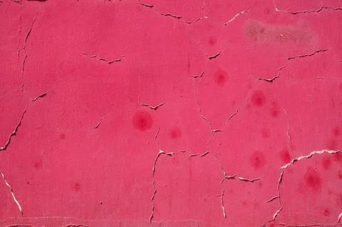 Old weathered red wall surface Stock Photos