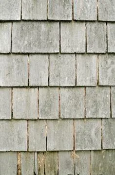 Old Weathered Wood Shingles Stock Photos