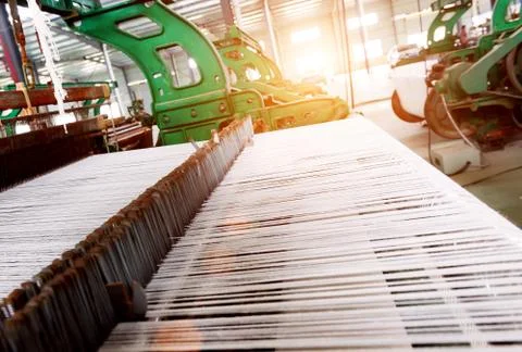 Old weaving machine Stock Photos
