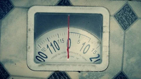 Old weight Stock Footage 75396093