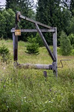 Old well of digging Stock Photos