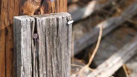 Old West Split Rail Fence Stock Footage 108458422