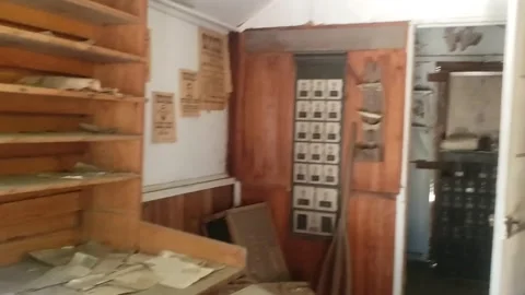 Old Western Post Office at Silver City Ghost Town California Video stock 244815121