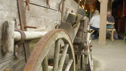 Old western wagon Stock Footage 219218626