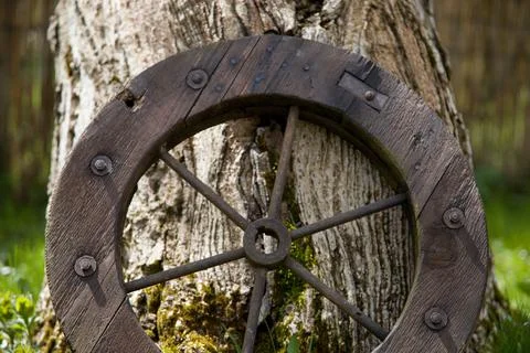 Old wheel Stock Photos
