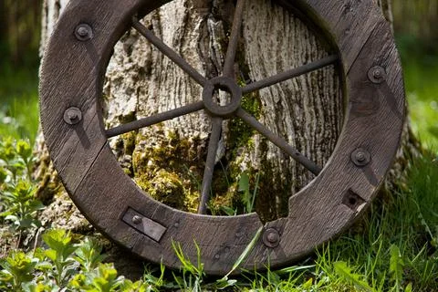 Old wheel Stock Photos