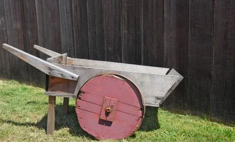 Old wheelbarrow Stock Photos