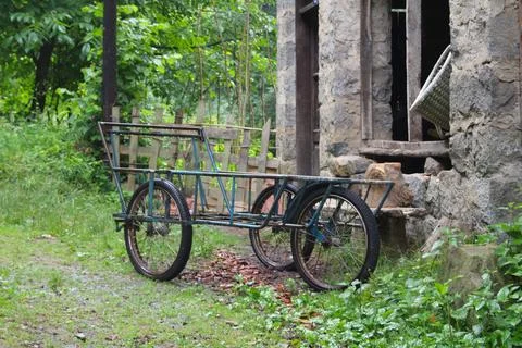 An old wheelbarrow Stock Photos