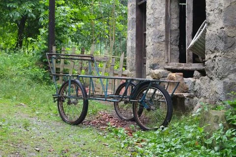 An old wheelbarrow Stock Photos