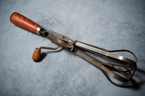 Old whisk view Foto stock