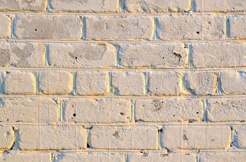 Old white brick wall. Ancient stone texture background. Urban background, white Stock Photos
