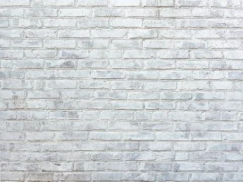 Old white brick wall as background Stock-Fotos