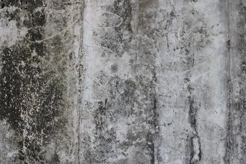 Old white brick wall, concrete background Stock Photos