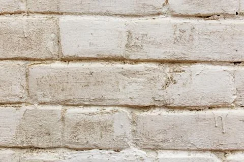 Old white brick wall texture background Stock Photos