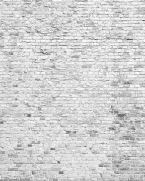 Old white brick wall texture background Stock Photos