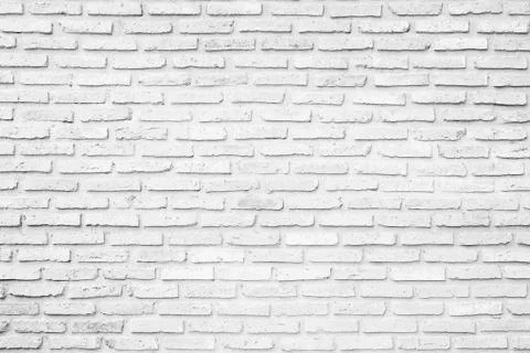 Old white brick wall Texture Design. Empty white brick Background for Stock Photos