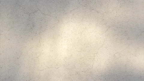 Old white concrete wall with light leaks - cracks - top view - background Stock Footage 138525405