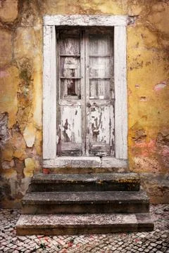 Old White Door Stock Photos
