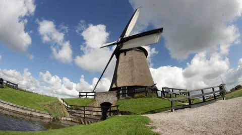Old Windmill Stock Footage 31748201