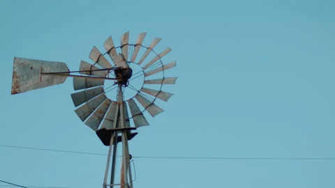 Old Windmill Stock Footage 134857113