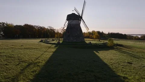 Old windmill Stock Footage 288029382