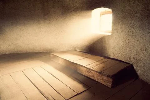 Old windmill interior Foto stock