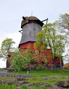 Old windmill Stock Photos