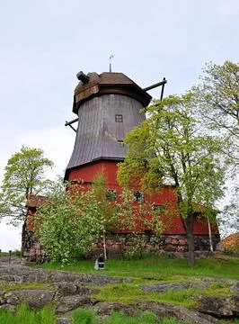 Old windmill Stock Photos