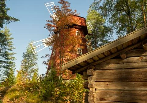 Old windmill Stock Photos