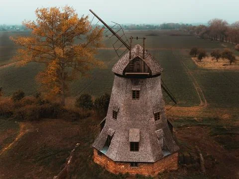 Old windmill Stock Photos