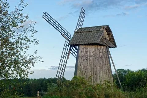 Old windmill. Stock Photos