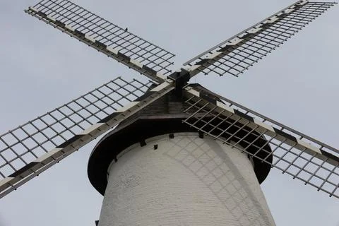 Old Windmill with wings Stock Photos