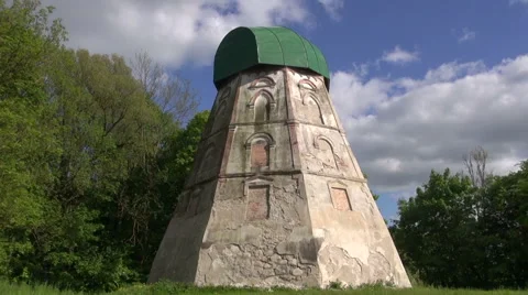 Old windmill without wings Video stock 54807607